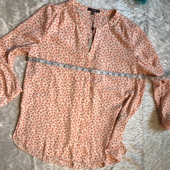 NWT NYDJ Nordstrom Herts Print Blouse - Picture 9 of 12